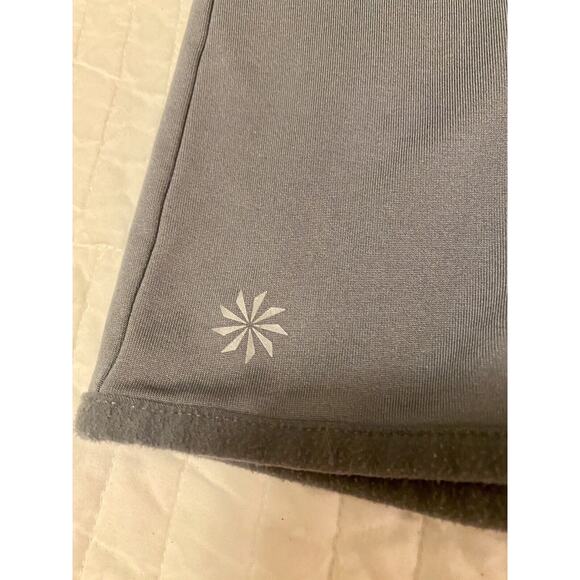 Athleta Plush Tech Gray Running Pullover Hooded Size Small Long Sleeve NEW - Picture 7 of 11